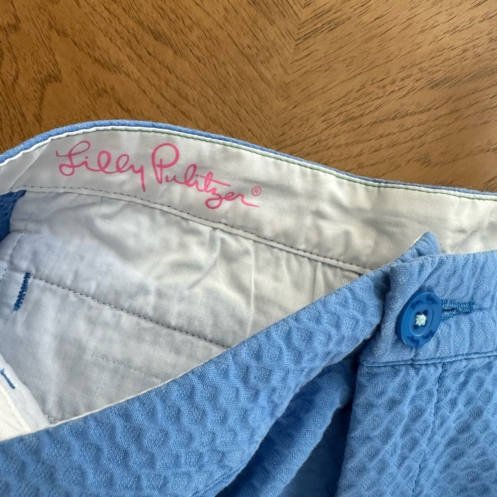 Lilly Pulitzer Buttercup Scalloped Women's Shorts 2 Summer Beach - Picture 4 of 8